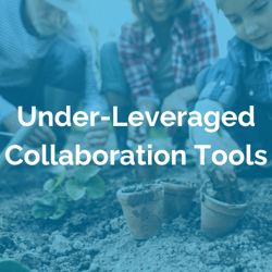 6 Hidden Costs of an Underperforming CRM blog graphic - Under-Leveraged Collaboration Tools