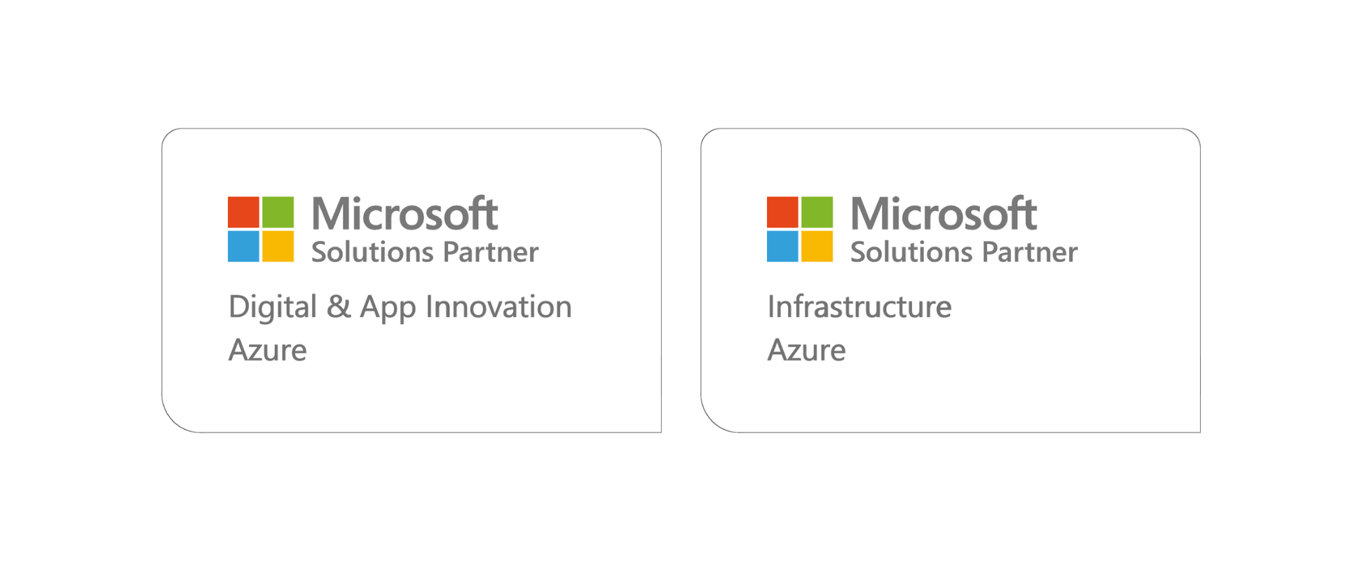 Microsoft Solutions Partner Badges for Azure