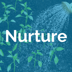 Plant, Nurture, Grow & Harvest Insights from Your CRM Data Garden blog graphic - Nurture