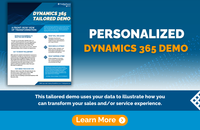 Personalized d365 demo