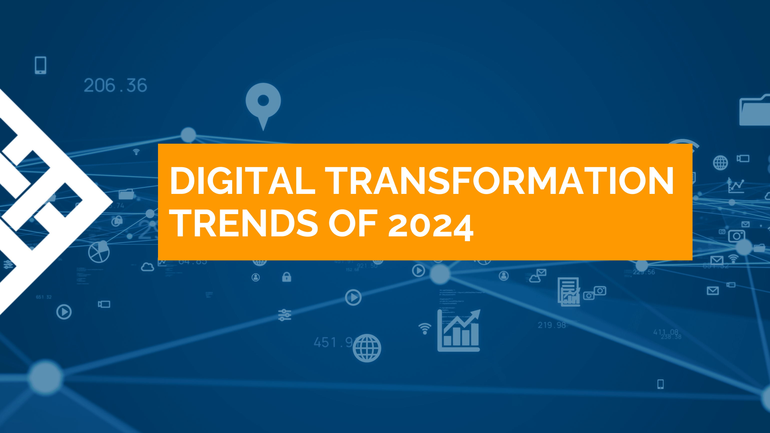 Digital Transformation Trends of 2024 - Business Improvement Components Graphic